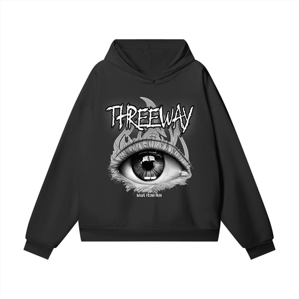 Threeway Heavyweight Hidden Pocket Fleece Hoodie