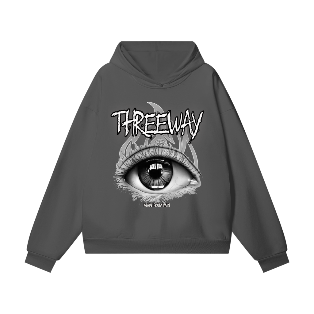 Threeway Heavyweight Hidden Pocket Fleece Hoodie