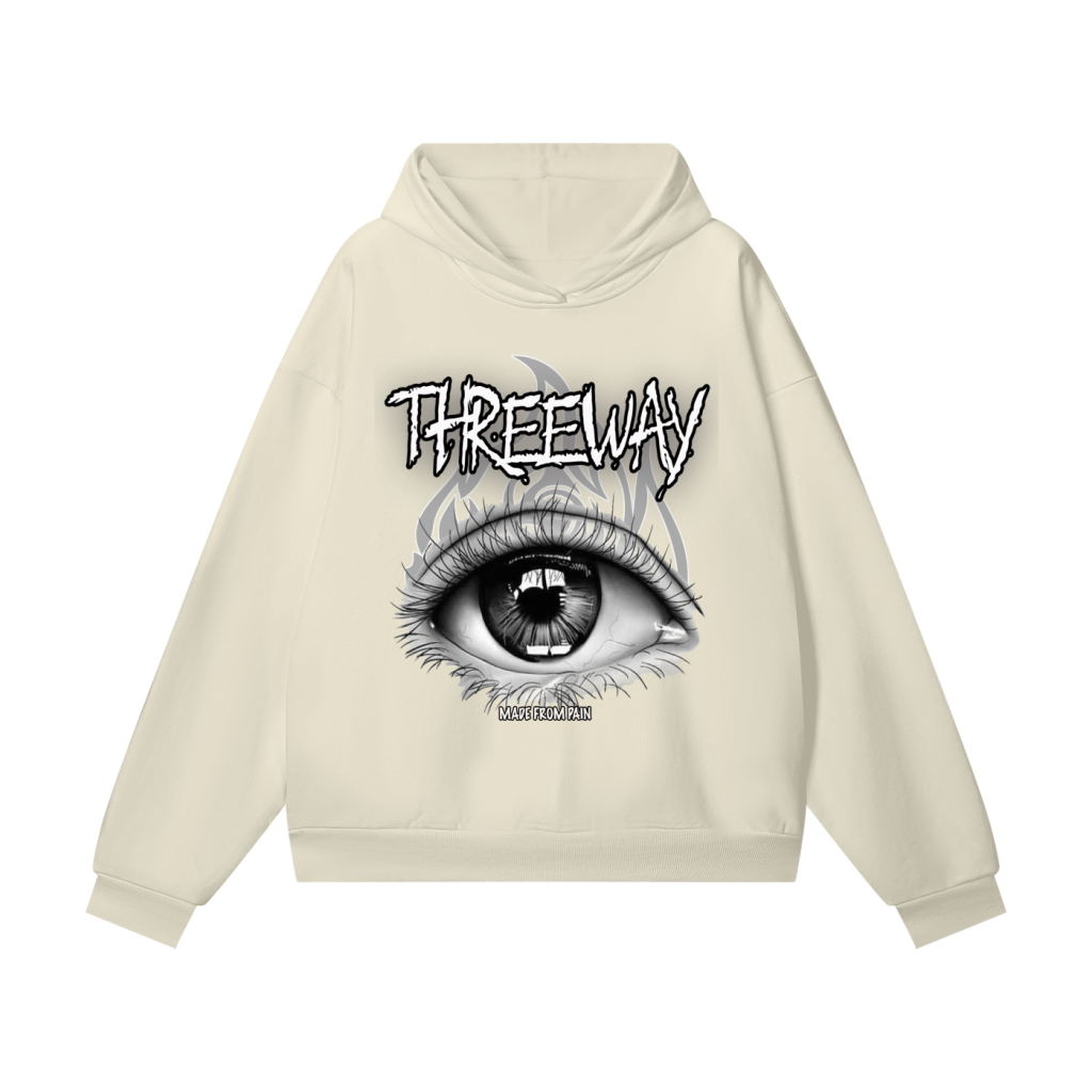 Threeway Heavyweight Hidden Pocket Fleece Hoodie